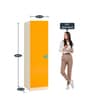 Alana Kids 1 Door Wardrobe in Light Yellow Woodgrain Finish