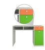 Alana Kid'S Kids Study Table in Orange & Green Colour