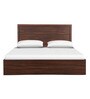 Alana Queen Size Bed in Cocorica Finish with Box Storage