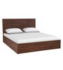 Alana Queen Size Bed in Cocorica Finish with Box Storage