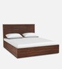 Alana Queen Size Bed in Cocorica Finish with Box Storage