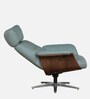 Aland Leather Wing Recliner With Adjustable Headrest And Swivel Function