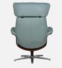Aland Leather Wing Recliner With Adjustable Headrest And Swivel Function
