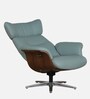 Aland Leather Wing Recliner With Adjustable Headrest And Swivel Function