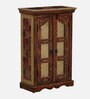 Alankaar Hand-Painted Solid Wood Cabinet In Multi-Colour
