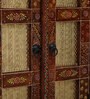 Alankaar Hand-Painted Solid Wood Cabinet In Multi-Colour