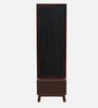 Alankaar Hand-Painted Solid Wood Dresser In Multi-Colour With Mirror