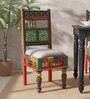 Alankaar Solid Wood Dining Chair In Hand-Painted Multicolour (Set of 2)