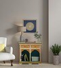Alankaar Solid Wood Hand-Painted Cabinet