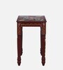 Alankaar Solid Wood Writing Table In Maroon Colour