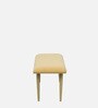 Alanso Metal Bench In Golden Colour