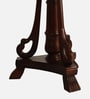 Alante Teak Wood End Table In Walnut Finish