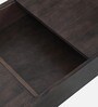 Alarico Solid Wood Coffee Table In Walnut Finish
