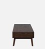 Alarico Solid Wood Coffee Table In Walnut Finish