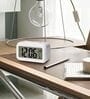 Alarm Clock, Digital Clock, Table Clock for Students, Watch Timer for Study, Home, Bedroom, Kitchen-white
