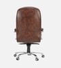 Alaska Leatherette Executive Chair in Brown & Tan colour