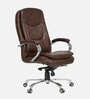 Alaska Leatherette Executive Chair in Brown & Tan colour