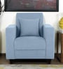 Alba 1 Seater Sofa in Ice Blue Colour