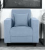 Alba 1 Seater Sofa in Ice Blue Colour
