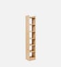 Alba 7 Shelves Book Shelf In Oak Finish