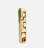 Alba 7 Shelves Book Shelf In Oak Finish