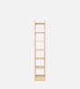 Alba 7 Shelves Book Shelf In Oak Finish