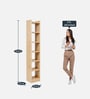 Alba 7 Shelves Book Shelf In Oak Finish