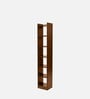 Alba 7 Shelves Book Shelf In Rolex Brown Finish