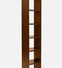 Alba 7 Shelves Book Shelf In Rolex Brown Finish