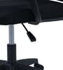 Alba Breathable Mesh Medium Back Ergonomic Chair In Black Colour