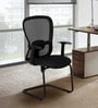 Alba Cantilever Chair in Black Colour