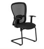 Alba Cantilever Chair in Black Colour