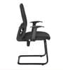 Alba Cantilever Chair in Black Colour