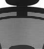 Alba Breathable Mesh Ergonomic Chair in Black Colour with Headrest