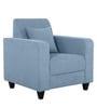 Alba 1 Seater Sofa in Ice Blue Colour