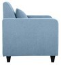 Alba 1 Seater Sofa in Ice Blue Colour