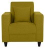 Alba 1 Seater Sofa in Olive Green Colour