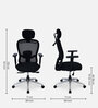 AlbaALBA HB MESH SELF WT ADJ SYN CHAIR BLACK