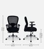 AlbaALBA MB MESH SELF WT ADJ SYN CHAIR BLACK