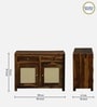 Albans Sheesham Wood 2 Door Sideboard in Provincial Teak Finish
