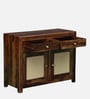 Albans Sheesham Wood 2 Door Sideboard in Provincial Teak Finish