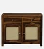 Albans Sheesham Wood 2 Door Sideboard in Provincial Teak Finish