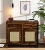 Albans Sheesham Wood 2 Door Sideboard in Provincial Teak Finish