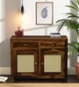 Albans Sheesham Wood 2 Door Sideboard in Provincial Teak Finish