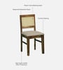 Albans Sheesham Wood 6 Seater Dining Set With Bench In Provincial Teak Finish