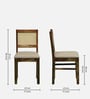 Albans Sheesham Wood 6 Seater Dining Set With Bench In Provincial Teak Finish