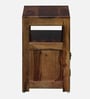 Albans Sheesham Wood Bedside Table In Provincial Teak Finish