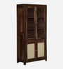 Albans Sheesham Wood Book Case in Provincial Teak Finish