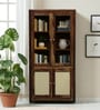 Albans Sheesham Wood Book Case in Provincial Teak Finish