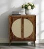 Albans Sheesham Wood Cabinet in Provincial Teak Finish
